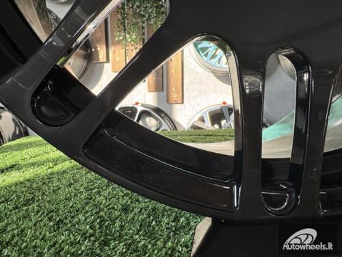 Ratlankis Forged Brabus Mono M Style for Mercedes  R22X10J 5X130 ET25 84.1 Black with Tinted Brushed face