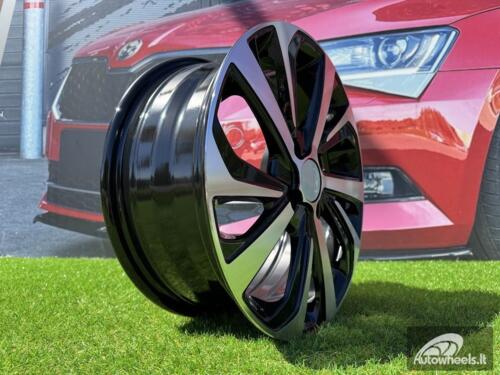 Ratlankis R15x6  4X100  ET  45  54.1  A423  (IN5429)  Black Polished (MB)  For HYUND  (A+Z7)