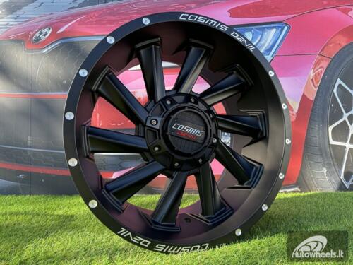 Ratlankis R22x12  6X139.7  ET  M44  106.1  B1323  Black Matt (BM)  For 4X4  (K3)  (Milling)
