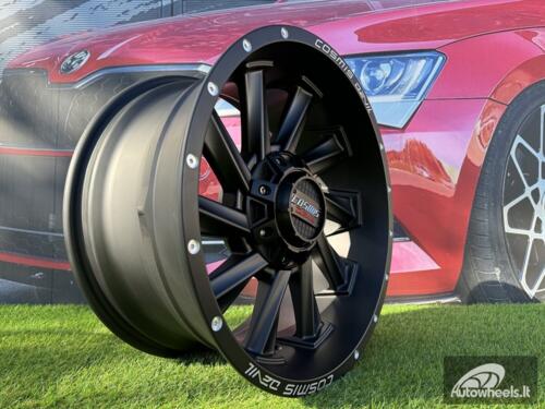 Ratlankis R22x12  6X139.7  ET  M44  106.1  B1323  Black Matt (BM)  For 4X4  (K3)  (Milling)