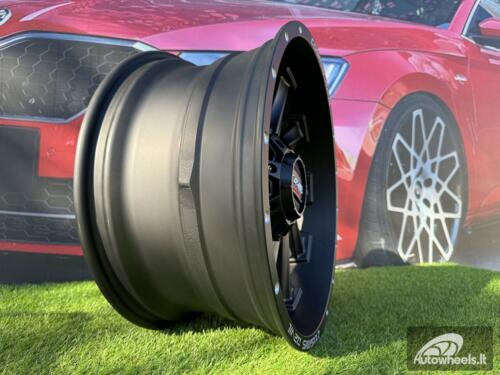 Ratlankis R22x12  6X139.7  ET  M44  106.1  B1323  Black Matt (BM)  For 4X4  (K3)  (Milling)