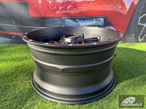 Ratlankis R22x12  6X139.7  ET  M44  106.1  B1323  Black Matt (BM)  For 4X4  (K3)  (Milling)
