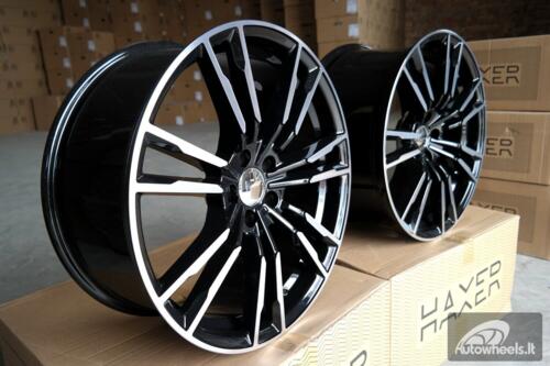 Ratlankis R18x8  5X120  ET  30  72.6  A7065  (BY1356)  Black Polished (MB)  For BMW  (Z1)