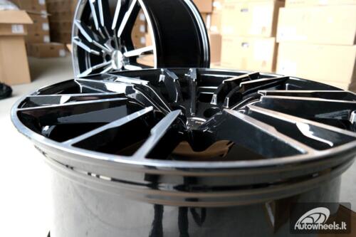 Ratlankis R18x8  5X120  ET  30  72.6  A7065  (BY1356)  Black Polished (MB)  For BMW  (Z1)