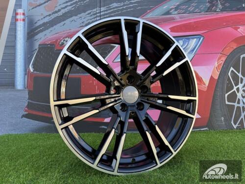 Ratlankis R18x8  5X120  ET  30  72.6  A7065  (BY1356)  Black Polished (MB)  For BMW  (Z2)