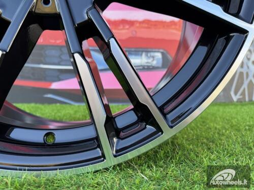 Ratlankis R18x8  5X120  ET  30  72.6  A7065  (BY1356)  Black Polished (MB)  For BMW  (Z2)