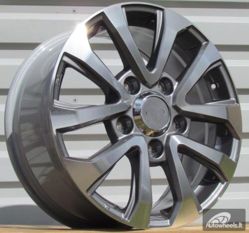 Ratlankis R17x8  5X150  ET  60  110.5  B1156  Grey Polished (MG)  For TOYOT  (K3)