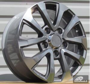 Ratlankis R17x8  5X150  ET  60  110.5  B1156  Grey Polished (MG)  For TOYOT  (K3)