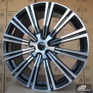 Ratlankis R20x8.5  6X139.7  ET  25  106.1  B1222  Black Polished (MB)  For TOYOT  (K3)