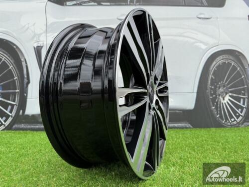 Ratlankis R15x6  4X100  ET  48  54.1  B5834  Black Polished (MB)  For KIA  (D1+P)