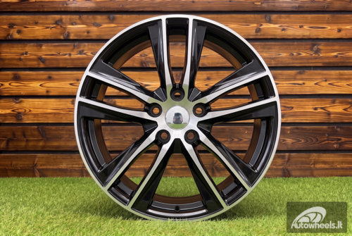 Ratlankis R18x7.5  5X112  ET  46  57.1  B5474  Black Polished (MB)  For SEAT  (R)  ((AKC 90 Eur))