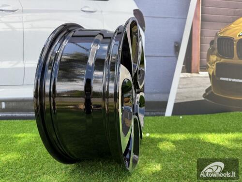 Ratlankis R17x7  4X108  ET  25  65.1  B5850  Black Polished (MB)  For CITRO  (D3)