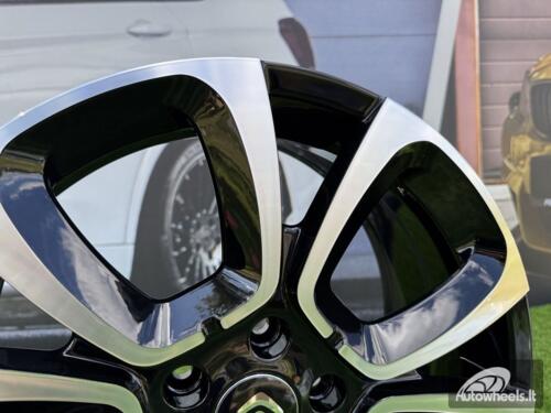 Ratlankis R17x7  5X108  ET  47  65.1  B5850  Black Polished (MB)  For CITRO  (R+Z7)