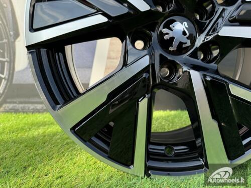 Ratlankis R17x7  4X108  ET  32  65.1  B5906  Black Polished (MB)  For PEUG  (K2)  (Carved Spokes)