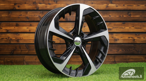 Ratlankis R17x7  5X100  ET  51  57.1  B5943  Black Polished (MB)  For SEAT  (Z7)