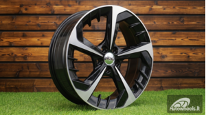 Ratlankis R17x7  5X100  ET  51  57.1  B5943  Black Polished (MB)  For SEAT  (Z7)
