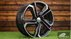 Ratlankis R17x7  5X100  ET  51  57.1  B1113  Black Polished (MB)  For SKODA  (R+M)