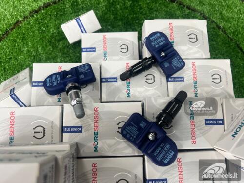 TPMS TESLA Bluetooth padangų oro slėgio daviklis MOBILETRON MoreSensor BLE TX-B001 1490701-01-A/B