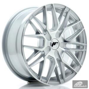 JR Wheels JR28 16x7 ET20-40 BLANK Silver Machined Face