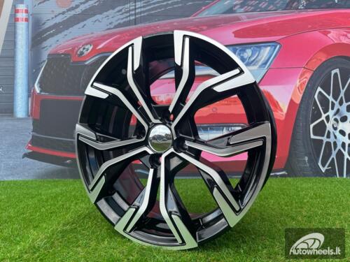 Ratlankis R16x6.5  4X100  ET  37  60.1  B5920  Black Polished (MB)  For RENAU  (P+Z4+P2)