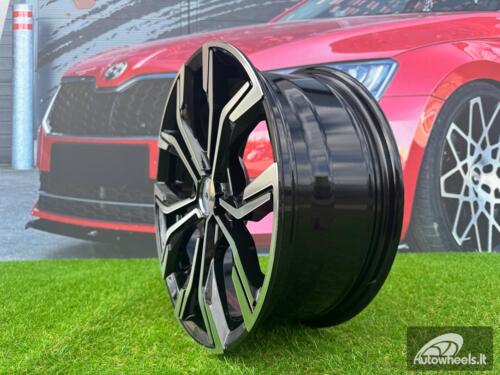 Ratlankis R16x6.5  4X100  ET  37  60.1  B5920  Black Polished (MB)  For RENAU  (P+Z4+P2)