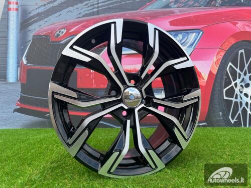 Ratlankis R16x6.5  4X100  ET  37  60.1  B5920  Black Polished (MB)  For RENAU  (P+Z4+P2)