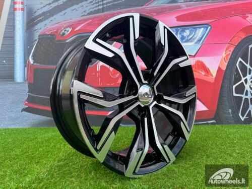 Ratlankis R16x6.5  4X100  ET  37  60.1  B5920  Black Polished (MB)  For RENAU  (P+Z4+P2)