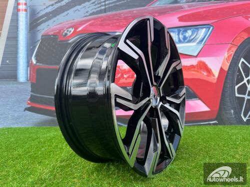 Ratlankis R16x6.5  4X100  ET  37  60.1  B5920  Black Polished (MB)  For RENAU  (P+Z4+P2)