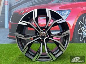 Ratlankis R16x6.5  4X100  ET  37  60.1  B5920  Black Polished (MB)  For RENAU  (P+Z4+P2)