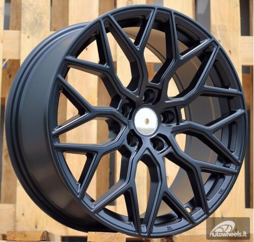 Ratlankis R17x7.5  5X114.3  ET  40  73.1  B5812  Black Half Matt (BLHM)  For RACIN  (D4)  (STYLE VOSSEN)