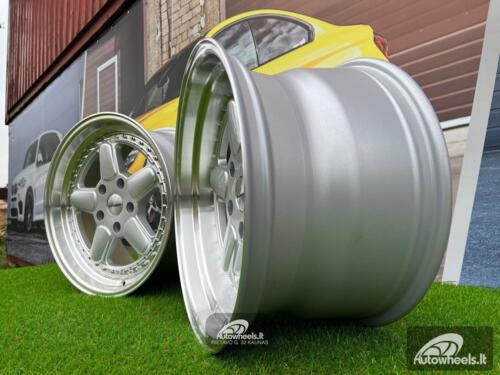 Ratlankis BMW AC Schnitzer Style 17X8.5 5X120 ET25 72.6 Silver with Diamond Cut Lip