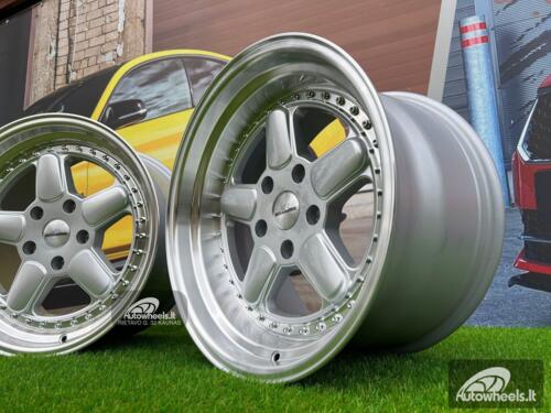 Ratlankis BMW AC Schnitzer Style 17X8.5 5X120 ET25 72.6 Silver with Diamond Cut Lip