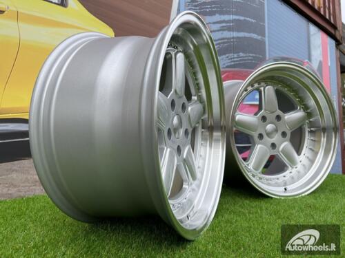 Ratlankis BMW AC Schnitzer Style 17X8.5 5X120 ET25 72.6 Silver with Diamond Cut Lip