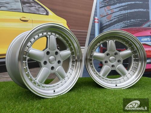 Ratlankis BMW AC Schnitzer Style 17X8.5 5X120 ET25 72.6 Silver with Diamond Cut Lip