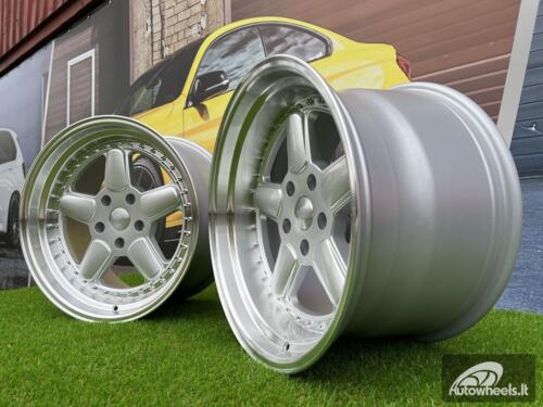 Ratlankis BMW AC Schnitzer Style 18X11 5X120 ET25 74.1 Silver with Diamond Cut Lip