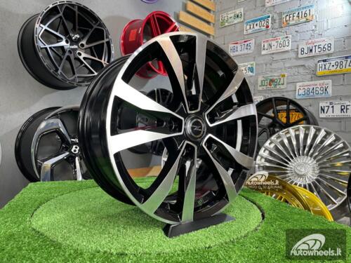 Ratlankis Style 533 Opel Vivaro/Movano Renault Traffic 16x6.5J 5x118 ET45 71.1 Black with Diamond cut