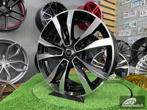 Ratlankis Style 533 Opel Vivaro/Movano Renault Traffic 16x6.5J 5x118 ET45 71.1 Black with Diamond cut