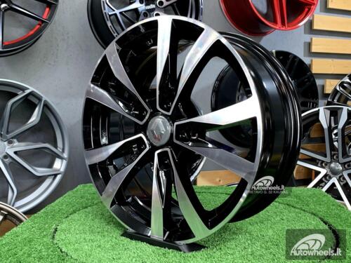 Ratlankis Style 533 Opel Vivaro/Movano Renault Traffic 16x6.5J 5x118 ET45 71.1 Black with Diamond cut