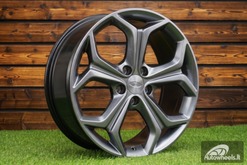Ratlankis R17x7  5X108  ET  50  63.4  BK675  Hyper Black (HB)  For FORD  (R)