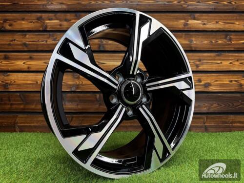 Ratlankis R19x8.5  5X112  ET  32  66.5  B5419  Black Polished (MB)  For AUD  (K4+P)