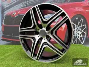 Ratlankis R17x8  5X112  ET  43  66.6  BK206  Black Polished (MB)  For MER  (K2)