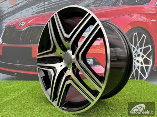 Ratlankis R17x8  5X112  ET  43  66.6  BK206  Black Polished (MB)  For MER  (L4)