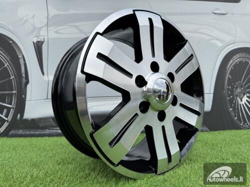 Ratlankis R16x7  6X130  ET  55  84.1  BK562  Black Polished (MB)  For MER  (P)  ((max 1400kg))
