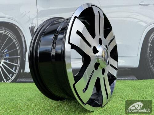Ratlankis R16x7  6X130  ET  55  84.1  BK562  Black Polished (MB)  For MER  (P)  ((max 1400kg))