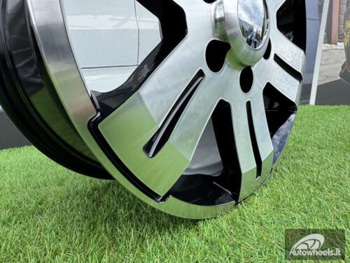 Ratlankis R16x7  6X130  ET  55  84.1  BK562  Black Polished (MB)  For MER  (P)  ((max 1400kg))