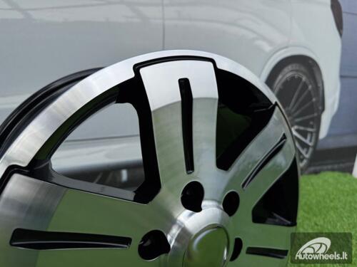 Ratlankis R16x7  6X130  ET  55  84.1  BK562  Black Polished (MB)  For MER  (P)  ((max 1400kg))