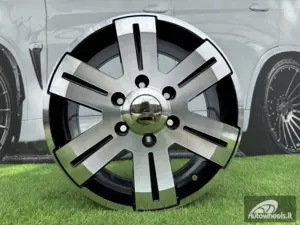 Ratlankis R16x7  6X130  ET  55  84.1  BK562  Black Polished (MB)  For MER  (P)  ((max 1400kg))