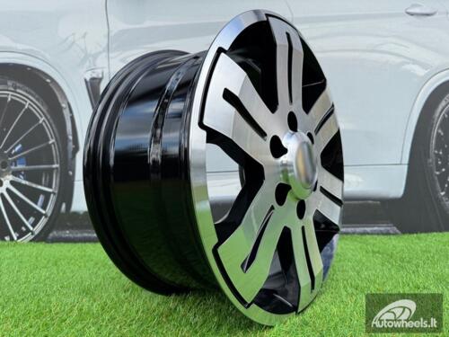 Ratlankis R16x7  6X130  ET  55  84.1  BK562  Black Polished (MB)  For MER  (P+Z7)  ((max 1400kg))