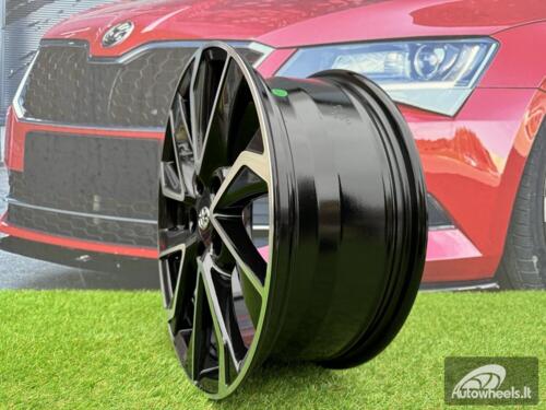Ratlankis R17x7  5X100  ET  40  54.1  B5463  (IN5501)  Black Polished (MB)  For TOYOT  (Z7)