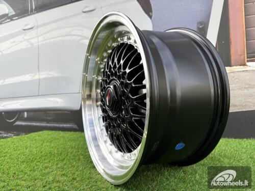 JR Wheels JR9 16x7,5 ET25 4x100/108 Gloss Black w/Machined Lip